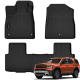 Auxko All Weather Floor Mats for Honda Passport 2026 TPE Liners All Season Accessories Guard Odorless Anti-Slip Floor Liners for Honda Passport 2026