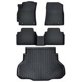 Auxko All Weather Floor Mats Cargo Mat Fit for 2025 Kia K4 Sedan TPE Liners Accessories for Kia K4 Sedan 2025 All Season Guard Odorless Anti-Slip Floor Mats Cargo Liner