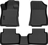Auxko All Weather Floor Mats for 2025-2026 Subaru Forester Hybrid TPE Rubber Liners Accessories for 2025-2026 Subaru Forester Hybrid Odorless Anti-Slip Floor Mats Black