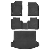 Auxko All Weather Floor Mats Cargo Mat Fit for Lincoln Nautilus 2024 2025 2026 TPE Liners Accessories All Season Guard Odorless Anti-Slip Floor Mats Trunk Mat for Lincoln Nautilus 2024 2025 2026 Black