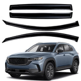 AUXKO Window Rain Guard for Mazda CX50 CX-50 2025 2024 2023 Outside Tape-On Shatterproof Sun Smoke Guard Vent Visor Side Wind Deflectors Accessories for Mazda CX-50 2023 2024 2025