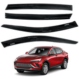 AUXKO Rain Guards for Buick Envista 2024 2025, Window Vent Visors Accessory - Tape-On Rain Guard Window Visor for Buick Envista, Easy Install Car Side Window Wind Deflectors & Visors Smoke Black