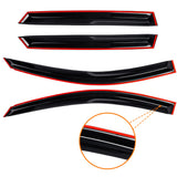 AUXKO Window Rain Guard for Chevrolet Trax 2024 2025 2026 LS LT 1RS 2RS ACTIV Outside Tape-On Shatterproof Sun Smoke Guard Vent Visor Side Wind Deflectors Accessories for Chevy Trax 2024 2025 2026