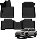Auxko All Weather Floor Mats for Toyota rav4 Hybrid 2026 (Not for PHEV) TPE Rubber Liners Accessory for Toyota rav4 Hybrid 2026 Odorless Anti-Slip Mats Black
