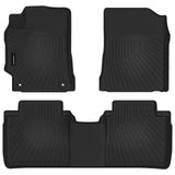 Auxko All Weather Floor Mats for Toyota Camry 2012-2017 All Season TPE Accessories Guard Odorless Anti-Slip Floor Liners for Toyota Camry 2012 2013 2014 2015 2016 2017