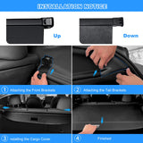 AUXKO Retractable Cargo Cover for Tesla Model Y Juniper 2026, Trunk Cover Luggage Security Shade Cover for 2026 Tesla Model Y Juniper Shielding Shade Anti-Peeping Luggage Privacy Screen, Carbon Fiber