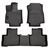 Auxko All Weather Floor Mats Fit for Toyota RAV4 Hybrid 2019-2024 2025 TPE Rubber Liners RAV4 Accessories Set All Season Guard Odorless Anti-Slip Floor Mats