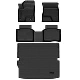 Auxko All Weather Floor Mats Cargo Mat for Mitsubishi Outlander PHEV 2025 2024 2023 TPE Liners Accessories Guard Odorless Anti-Slip Floor Liners & Trunk Liner