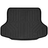Auxko All Weather Cargo Mat Fit for Nissan Sentra 2025 2024 2023 2022 2021 2020 TPE Trunk Liner Sentra Accessory All Season Guard Odorless Anti-Slip Black