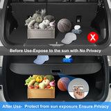 AUXKO Retractable Cargo Cover for 2026-2024 Subaru Crosstrek, Trunk Cargo Cover Luggage Security Shade Cover for Subaru Crosstrek 2025 Shielding Shade Anti-Peeping Luggage Privacy Screen, Carbon Fiber