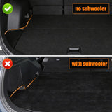 Auxko All Weather Floor Mats Cargo Mat with Backrest Mat for 2026 Toyota RAV4 Hybrid(Not for Phev)(Not for Cargo Area with subwoofer) All Season TPE Accessories Odorless Anti-Slip