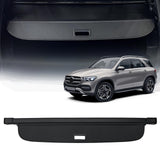 AUXKO Retractable Cargo Cover for 2024 2023 2022-2019 GLE 350 450 580 AMG 53 63S, Trunk Cover Luggage Security Cover for Benz GLE 2024 Shielding Shade Anti-Peeping Privacy Screen, Carbon Fiber