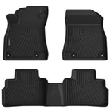 All Weather Floor Mats Fit for Nissan Sentra 2020-2025 TPE Liners Sentra Accessories Set All Season Guard Odorless Anti-Slip Floor Mats Black