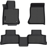 All Weather Floor Mats Fit for Mercedes-Benz GLC 2023 2024 2025(Include GLC300 GLC300e GLC43 AMG) TPE Liners All Season Guard Odorless Anti-Slip Floor Mats Accessories for Benz GLC 2023 2024 2025