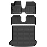 Auxko All Weather Floor Mats Cargo Mat for Hyundai IONIQ 5 2025 Limited Movable Console TPE Liners All Season Accessories Guard Odorless Anti-Slip Floor Liners Trunk Tray for IONIQ 5 2025 Limited