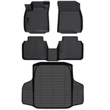All Weather Floor Mats Cargo Mat Fit for Honda Accord(Include Hybrid) 2023 2024 2025 2026 TPE Rubber Liners All Season Guard Odorless Anti-Slip Floor Mats Cargo Liner