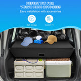 AUXKO Retractable Cargo Cover for XC90 2025-2016, Trunk Cargo Cover Luggage Security Shade Cover for 2025 2024-2016 XC90 Shielding Shade Anti-Peeping Luggage Privacy Screen, Carbon Fiber