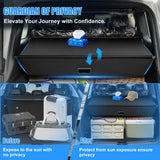 AUXKO Retractable Cargo Cover for XC90 2025-2016, Trunk Cargo Cover Luggage Security Shade Cover for 2025 2024-2016 XC90 Shielding Shade Anti-Peeping Luggage Privacy Screen, Carbon Fiber