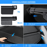 AUXKO Retractable Cargo Cover for Toyota 4Runner 2024-2010, Trunk Cargo Cover Luggage Security Shade Cover for 2024 2023 2022 4Runner Shielding Shade Anti-Peeping Luggage Privacy Screen, Carbon Fiber