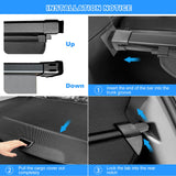 AUXKO Retractable Cargo Cover for Hyundai Tucson 2025-2022, Trunk Cover Luggage Security Shade Cover for 2025 2024 2023 Hyundai Tucson Shielding Shade Anti-Peeping Luggage Privacy Screen, Carbon Fiber