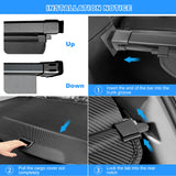 AUXKO Retractable Cargo Cover for GMC Acadia/Chevy Traverse 2025 2024/ Buick Enclave 2025, Trunk Cover Luggage Security Shade Cover Shielding Shade Anti-Peeping Luggage Privacy Screen, Carbon Fiber