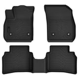 Auxko All Weather Floor Mats Fit for Buick Envision 2021-2025 2026 TPE Liners Accessories All Season Guard Odorless Anti-Slip Floor Mats for Buick Envision Black