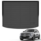All Weather Cargo Mat Fit for Kia NIRO EV(Not PHEV) 2023 2024 2025 TPE Rubber Cargo Liner Set NIRO EV Accessories All Season Guard Odorless Anti-Slip Trunk Tray Black