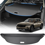 AUXKO Retractable Cargo Cover for Mazda CX-50 2025 2024 2023, Trunk Cargo Cover Luggage Security Shade Cover for 2025 2024 Mazda CX50 Shielding Shade Anti-Peeping Luggage Privacy Screen, Carbon Fiber