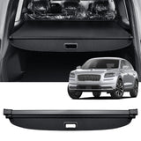 AUXKO Retractable Cargo Cover for Lincoln MKX 2018-2016, Trunk Cargo Cover Luggage Security Shade Cover for Lincoln Nautilus 2023-2019 Shielding Shade Anti-Peeping Luggage Privacy Screen, Carbon Fiber
