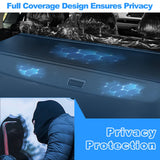 AUXKO Retractable Cargo Cover for Lincoln Aviator 2024-2020, Trunk Cargo Cover Luggage Security Shade Cover for 2024 Lincoln Aviator Shielding Shade Anti-Peeping Luggage Privacy Screen, Carbon Fiber