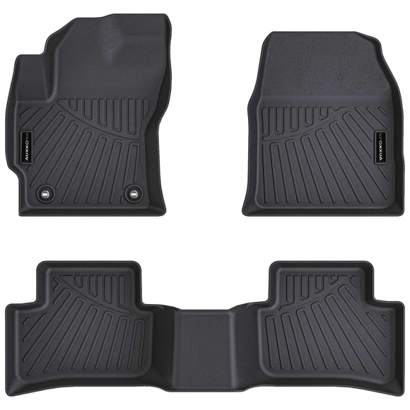 Auxko All Weather Floor Mats Fit for Toyota Corolla Cross AWD Gas 2022 2023 2024 2025 TPE Rubber Liners Set Corolla Cross Accessories All Season Guard Odorless Anti-Slip Floor Mats
