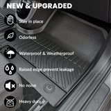 Auxko All Weather Floor Mats Fits for Hyundai IONIQ 5 2022-2024 Limited Only [with Sliding Console] TPE Rubber Liners All Season Guard Odorless Anti-Slip Mats for 1st & 2nd Row