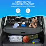 AUXKO Retractable Cargo Cover for Kia Sorento 2025-2021, Trunk Cargo Cover Luggage Security Shade Cover for 2025 2024 2023 Kia Sorento Shielding Shade Anti-Peeping Luggage Privacy Screen, Carbon Fiber