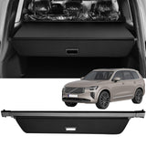 AUXKO Retractable Cargo Cover for XC90 2025-2016, Trunk Cargo Cover Luggage Security Shade Cover for 2025 2024-2016 XC90 Shielding Shade Anti-Peeping Luggage Privacy Screen, Carbon Fiber