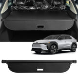 AUXKO Retractable Cargo Cover for Toyota bZ4X / Solterra 2025-2023, Trunk Cargo Cover Luggage Security Shade Cover for 2025 2024 bZ4X Shielding Anti-Peeping Luggage Privacy Screen, Carbon Fiber
