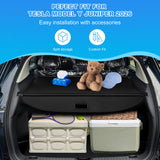 AUXKO Retractable Cargo Cover for Tesla Model Y Juniper 2026, Trunk Cover Luggage Security Shade Cover for 2026 Tesla Model Y Juniper Shielding Shade Anti-Peeping Luggage Privacy Screen, Carbon Fiber
