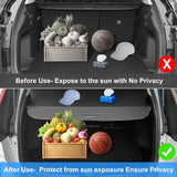 AUXKO Retractable Cargo Cover for Honda CRV 2023-2026, Trunk Cover Shade Cover for 2025 2026 Honda CRV, Shielding Shade Anti-Peeping Luggage Privacy Screen,Carbon Fiber(NOT for Sport Touring Hybrid)