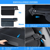 AUXKO Retractable Cargo Cover for BMW X3 2024-2018, Trunk Cargo Cover Luggage Security Shade Cover for 2024 2023 2022 2021 BMW X3 Shielding Shade Anti-Peeping Luggage Privacy Screen, Carbon Fiber