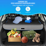 AUXKO Retractable Cargo Cover for Lincoln Nautilus 2026 2025, Trunk Cargo Cover Luggage Security Shade Cover for 2026-2024 Lincoln Nautilus Shielding Anti-Peeping Luggage Privacy Screen, Carbon Fiber