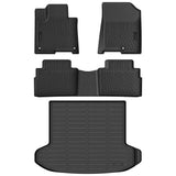 Auxko All Weather Floor Mats Cargo Mat Fit for Kia Sportage PHEV 2025 2024 2023 TPE Floor Liner Trunk Mat Sportage Accessories All Season Odorless Anti-Slip Black