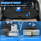 AUXKO Retractable Cargo Cover for Nissan Murano 2025, Trunk Cargo Cover Luggage Security Shade Cover for 2025 Nissan Murano Shielding Shade Anti-Peeping Luggage Privacy Screen, Carbon Fiber