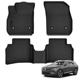 Auxko All Weather Floor Mats Fit for Buick Envision 2021-2025 2026 TPE Liners Accessories All Season Guard Odorless Anti-Slip Floor Mats for Buick Envision Black