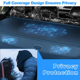 AUXKO Retractable Cargo Cover for Toyota 4Runner 2025, Trunk Cargo Cover Luggage Security Shade Cover for 2025 Toyota 4Runner Shielding Shade Anti-Peeping Luggage Privacy Screen, Carbon Fiber