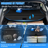 AUXKO Retractable Cargo Cover for Tesla Model Y Juniper 2026, Trunk Cover Luggage Security Shade Cover for 2026 Tesla Model Y Juniper Shielding Shade Anti-Peeping Luggage Privacy Screen, Carbon Fiber