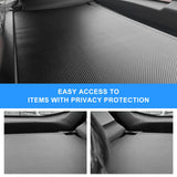 AUXKO Retractable Cargo Cover for Mazda CX-50 2025 2024 2023, Trunk Cargo Cover Luggage Security Shade Cover for 2025 2024 Mazda CX50 Shielding Shade Anti-Peeping Luggage Privacy Screen, Carbon Fiber