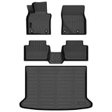 Auxko All Weather Floor Mats Cargo Mat Fit for Mazda CX-30 (AWD & FWD) 2020-2024 2025 TPE Liners Accessories All Season Guard Odorless Anti-Slip Floor Mats Cargo Mat for Mazda CX30 2020-2025 Black