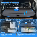 AUXKO Retractable Cargo Cover for Toyota 4Runner 2025, Trunk Cargo Cover Luggage Security Shade Cover for 2025 Toyota 4Runner Shielding Shade Anti-Peeping Luggage Privacy Screen, Carbon Fiber