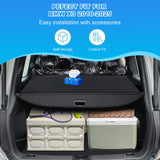 AUXKO Retractable Cargo Cover for BMW X3 2024-2018, Trunk Cargo Cover Luggage Security Shade Cover for 2024 2023 2022 2021 BMW X3 Shielding Shade Anti-Peeping Luggage Privacy Screen, Carbon Fiber