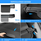 AUXKO Retractable Cargo Cover for Kia Telluride 2025-2020, Trunk Cargo Cover Luggage Security Shade Cover for 2025 2024 Kia Telluride Shielding Shade Anti-Peeping Luggage Privacy Screen, Carbon Fiber