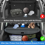AUXKO Retractable Cargo Cover for Kia Sorento 2025-2021, Trunk Cargo Cover Luggage Security Shade Cover for 2025 2024 2023 Kia Sorento Shielding Shade Anti-Peeping Luggage Privacy Screen, Carbon Fiber